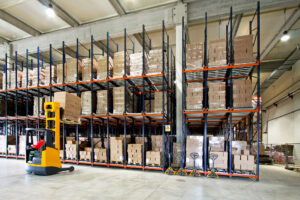 Inside Polytron warehouse