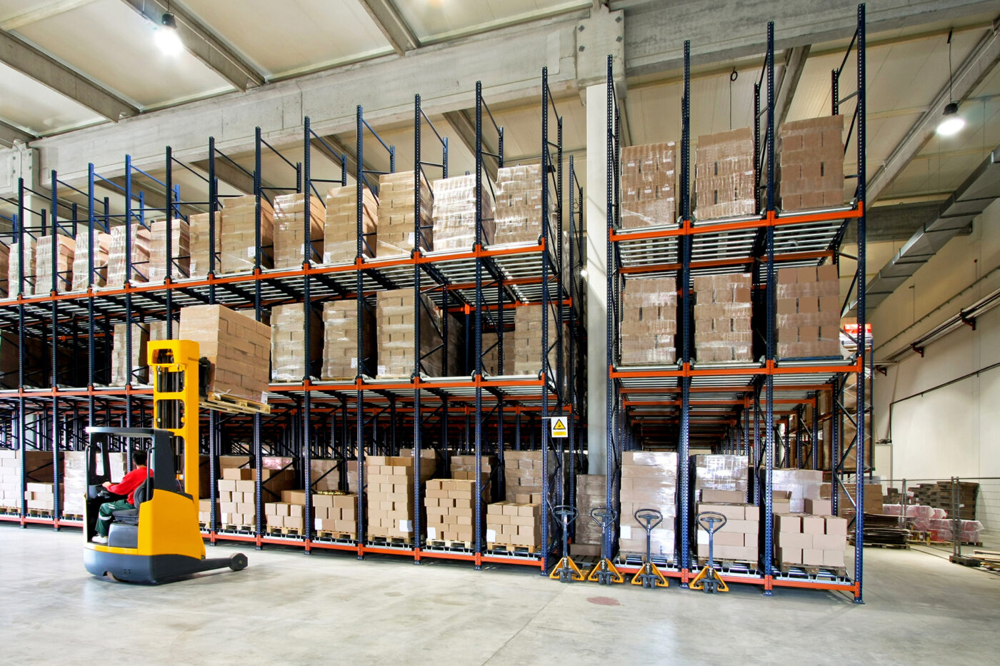 Inside Polytron warehouse